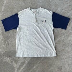 Dallas Texas XL Long Sleeve Henley Shirt